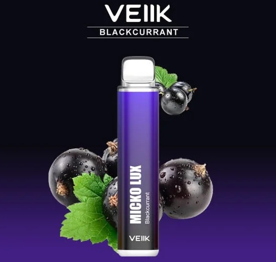 VEIIK Micko Lux 5000 Puffs Vape – ブラックカラントで楽しむ濃厚フルーツ体験